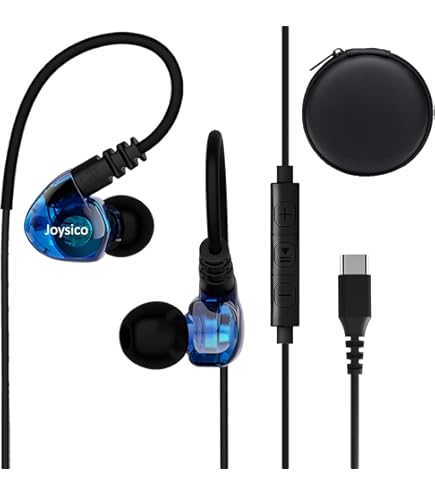 Amazon.com: Joysico Sport Headphones Wired Over Ear in-Ear Earbuds