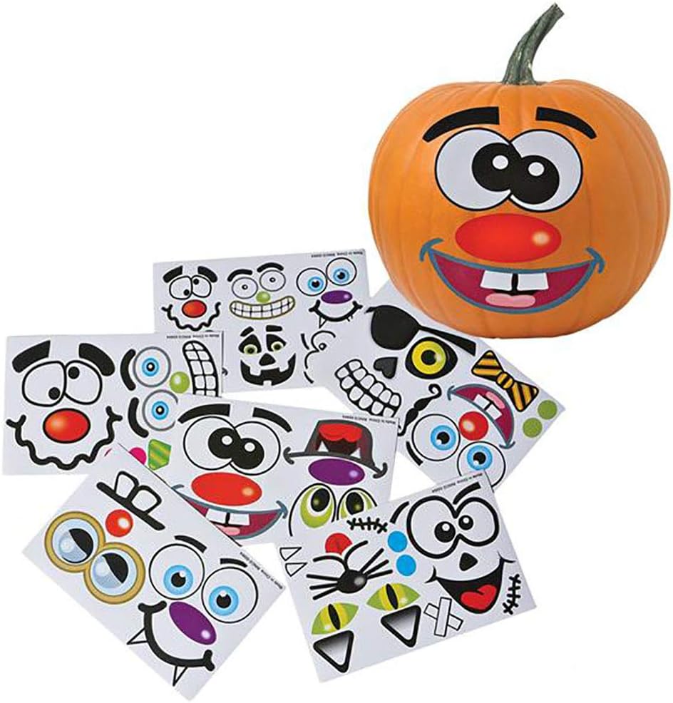 Amazon Co Jp ジャック オー ランタンステッカー 怖い顔の粘着イラスト12枚詰め合わせ ハロウィンのお祝いや家の装飾に最適 不気味なパーティーの記念品 ギフトアイディア ご褒美 コレクションに おもちゃ