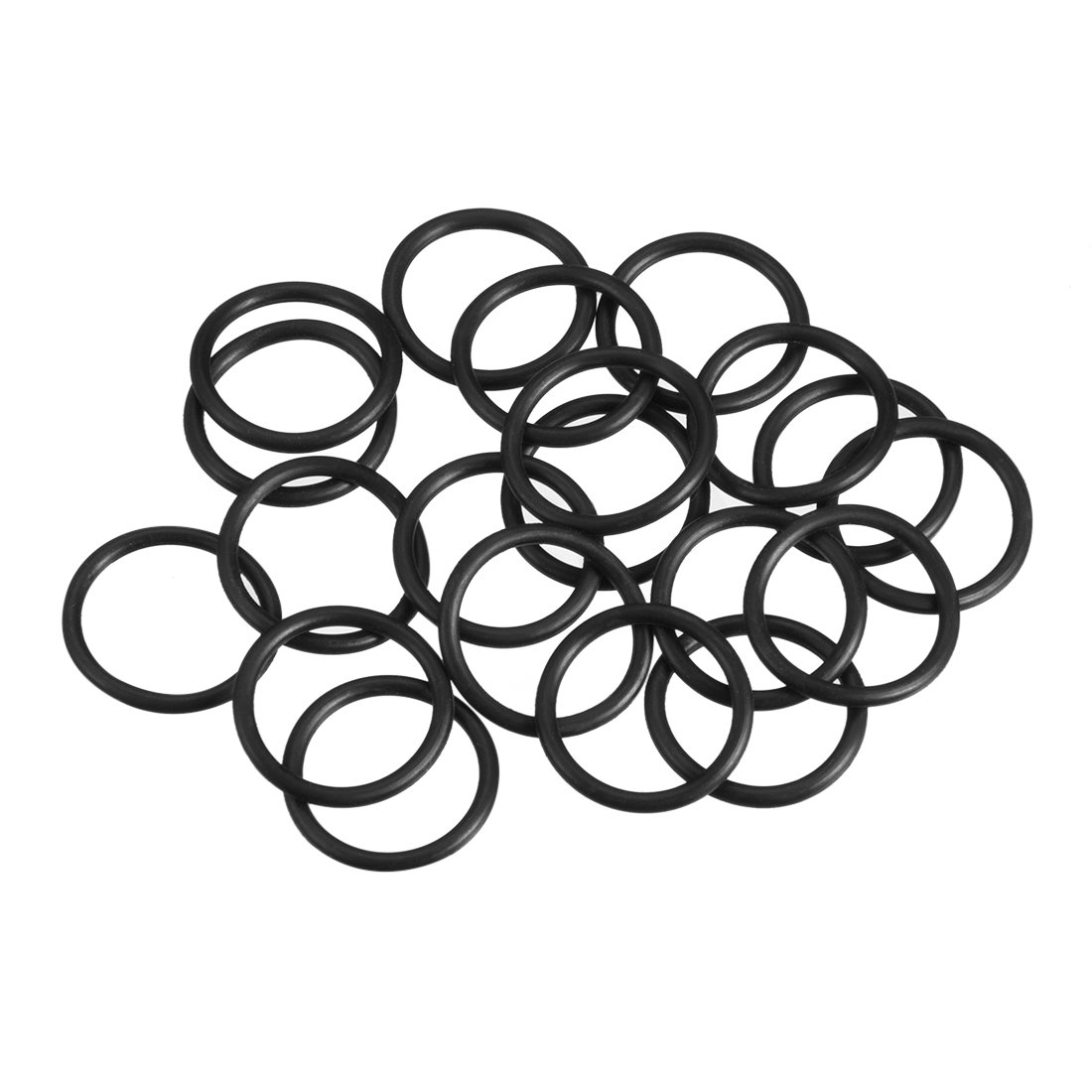 sourcing map Nitrile Rubber O-Rings 14.8mm OD 11.2mm ID 1.8mm Width, Metric Sealing Gasket, Pack of 20