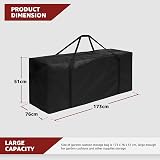 widesmile Extra Large 173x76x51cm Garden Cushion Storage Bag Waterproof view 5