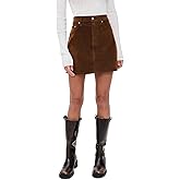 DAZE Women's Velveteen Stash Skirt