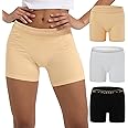 INNERSY Women's 4" Inseam Boxers Briefs Cotton Boyshorts Underwear Ladies Panties 3-Pack