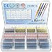 250PCS Solder Seal Wire Connectors - Sopoby Heat Shrink Solder Butt Connectors - Solder Connector Kit - Automotive Marine Insulated Waterproof Electrical Wire Terminals