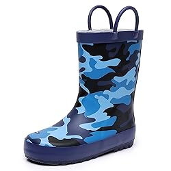 LANCDON Toddler Rain Boots for Boys and Girls