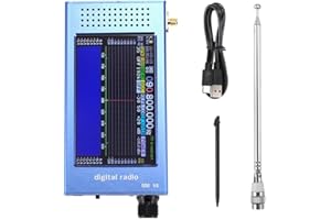 SDR-V6 Portable Digital Radio, 4.3 Inch IPS Touchscreen, Aluminum Alloy Shell, Multi-Mode Demodulation, Full Frequency 100kHz