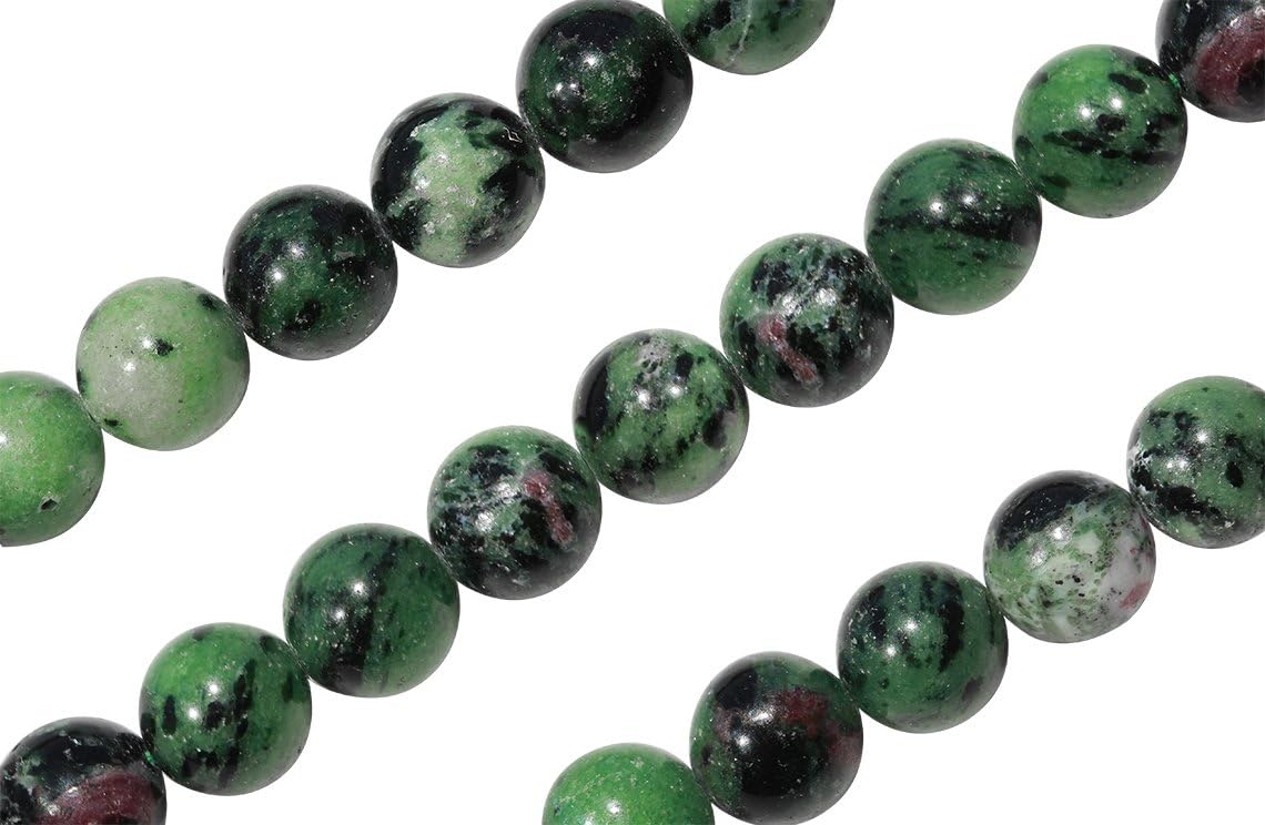 1 Strand 15 Inch 6 mm Round Zoisite Gemstone Beads