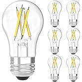 Sunco 6 Pack A15 LED Light Bulb LED, Edison Style Bulb, Dimmable Vintage Filament Lighting, 800 LM, 7W (60W Equivalent), 2700K Soft White, E26 Medium Base, Wet Rated UL