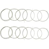 TUOREN 2 Sets of 6 String Guitar Strings Replacement Parts, Nylon String for Classical Guitar Learners and Performers, Include 3Pcs Clear Nylon and 3Pcs Core Alloy Winding