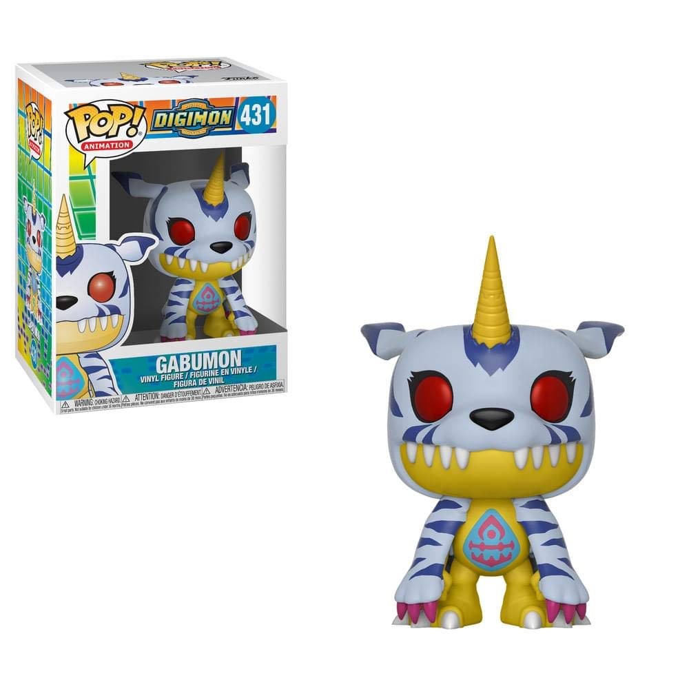 Photo 1 of Funko Pop Animation: Digimon - Gabumon Collectible Figure, Multicolor