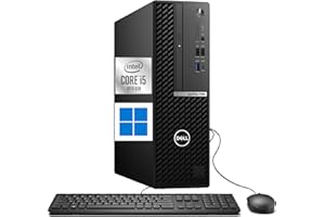 Dell Optiplex 7080 SFF Desktop Computer | Core i5-10th | 16GB DDR4 RAM | 1TB SSD Solid State | Windows 11 Pro (Renewed)