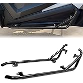ECOTRIC Side Nerf Bars Rock Sliders Compatible with 2014-2021 Polaris RZR S 900 XC 1000 XP Turbo S (2 Door) RED, Black