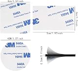 SOPSTUO Double Sided Sticky Pads 60 Pcs Heavy Duty Foam Pads 3 Sizes view 2