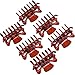 6 Pieces Hair Claw Clips Plastic Women Hair Claw Clamps Hairpin (S, Brown)