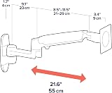 Ergotron LX Single Monitor Arm VESA Wall Mount for Monitors Up to 34 Inches view 4