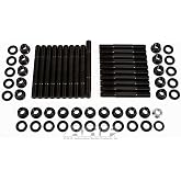 ARP Main Stud Kit, 12 Point Nuts, 4-Bolt Mains, Chromoly, Black Oxide, Dart LS Next Block, GM LS-Series, Kit