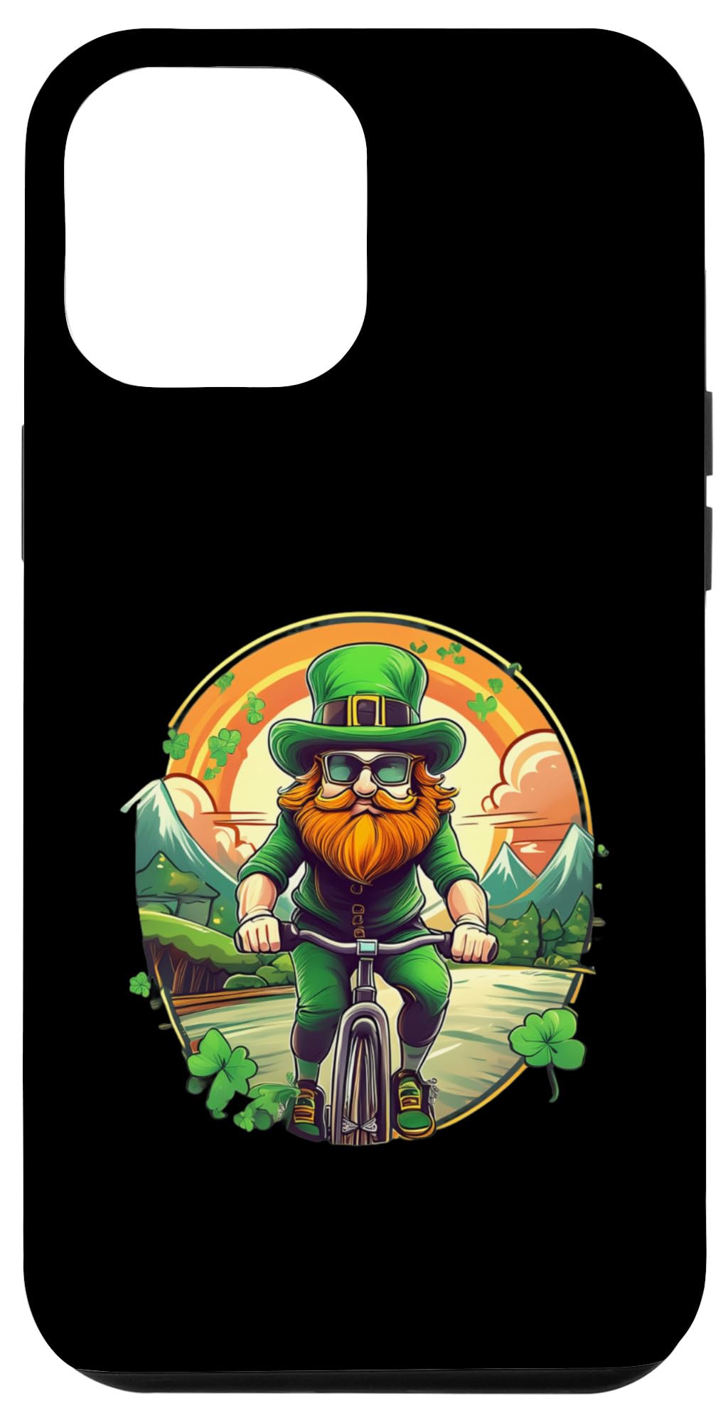 iPhone 15 Pro Max St. Patrick's Day Shamrock St Paddy's Day Cycling Case