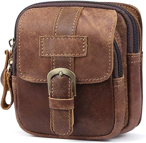 leather pouch bag mens