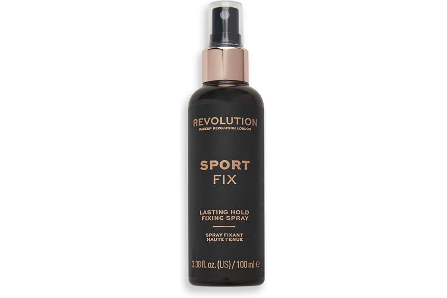 Makeup Revolution Sport Fix Fixing Spray, Fit & Flawless, for Long Lasting Makeup, Vegan & Cruelty-Free, 3.38 Fl Oz