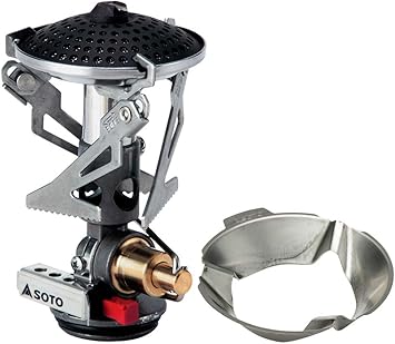 Amazon セット Soto ソト マイクロレギュレーターストーブ ウインドスクリーン 防風 キャンプ アウトドア 登山 収納ケース付 コンパクト Sod 300s Sod 451 ノーブランド品 シングルバーナー
