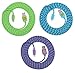 Pack of 3 2M/6FT High-Speed Durable Nylon Braided Lightning Cable Charger Cord for iPhone 6, 6 Plus, SE, iPad (Blue, Green, Purple)