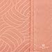 Cosy House Collection Elegant Bed Sheets - Queen Size, Peach (Wavy) - Luxury 6 Piece Hotel Bedding Set - Deep Pocket - Matte and Shine Beautiful Patterns - 1 Fitted, 1 Flat, 4 Pillowcases