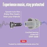 Alpine PartyPlug Ear Plugs Concert 19dB Noise Reduction 3 Sizes Case view 3