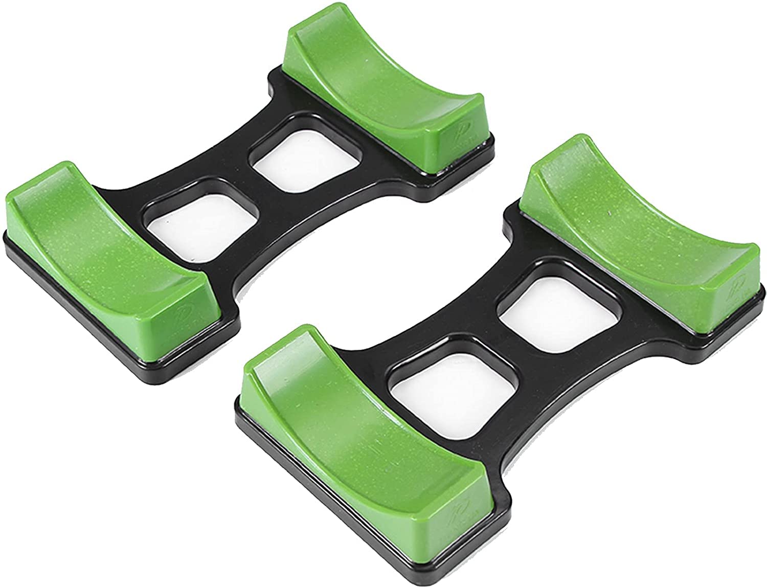 LATRAT Modern Dumbbell Rack, ABS Plastic, 2 Pieces, Green