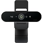 Logitech Brio 4K Webcam, Ultra 4K HD Video Calling (Renewed)