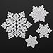 Whitelotous Cutting Dies Stencil Metal Mould for DIY Scrapbook Album Paper Card (4pcs Snowflake)