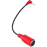 ZAWDIO - MIDI to TRS 3.5mm Breakout Cable Right Angle Adapter for: Arturia, Novation, 1010music - MX4, Beatstep Pro, Keystep,
