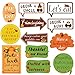 Thanksgiving Fall Party Photo Booth Props Kit For Autumn Harvest Funny Turkey Friendsgiving Party Decorations Supplies-44 Count