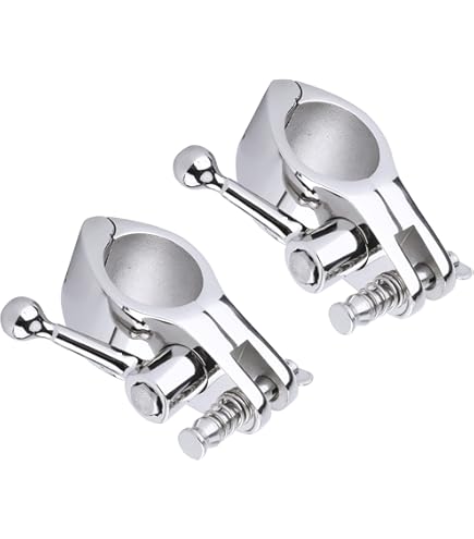Webbing Strap Marine Hardware 316 Stainless Steel Bimini Top Fitting Jaw Slides For 7/8 Inch, 1 Inch, 1-1/4 25mm Webbing Strap