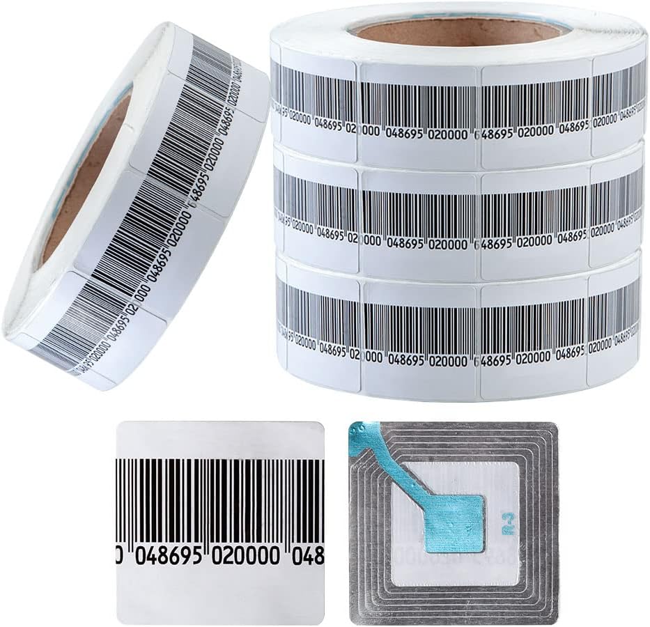 LeaGerous 8.2MH RF Soft Security Labels Mock Barcodes Retail EAS Anti-Theft