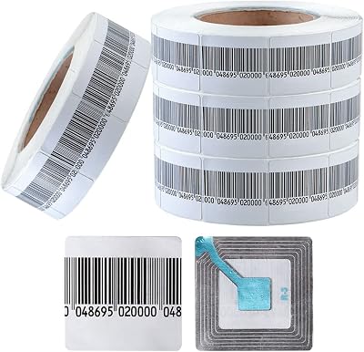LeaGerous 8.2MH RF Soft Security Labels Mock Barcodes Retail EAS Anti-Theft