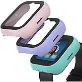 sylacor Compatible with Sync UP Kids Watch 2 Screen Protector | 3Pack Hard PC and Tempered Glass Case Cover for T-Mobile SyncUP Watch, Anti-Scratch and Touch Sensitive