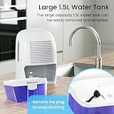 Pro Breeze Dehumidifier 1500ml Portable for Damp Mould 220 sq ft view 4
