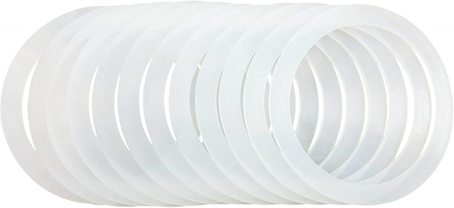 PATIKIL 70mm Silikon Dichtungsringe – 20 Stück, Wiederverwendbar, Für Einmachgläser