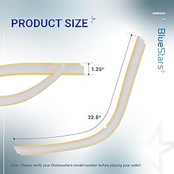 BlueStars 809006501 Dishwasher Bottom Door Gasket