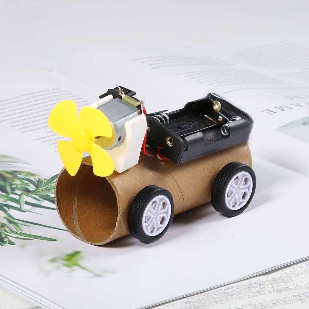 Sntieecr 6 Set 131 PCS DC Motors Kit, Mini Electric Motor 1.5-3V 15000RPM with 66 PCS Plastic Gears, Shaft Propeller, Bulbs, Buzzer Sounder, Science Experiment Kit for Kid DIY STEM Engineering Project: Toys & Games
