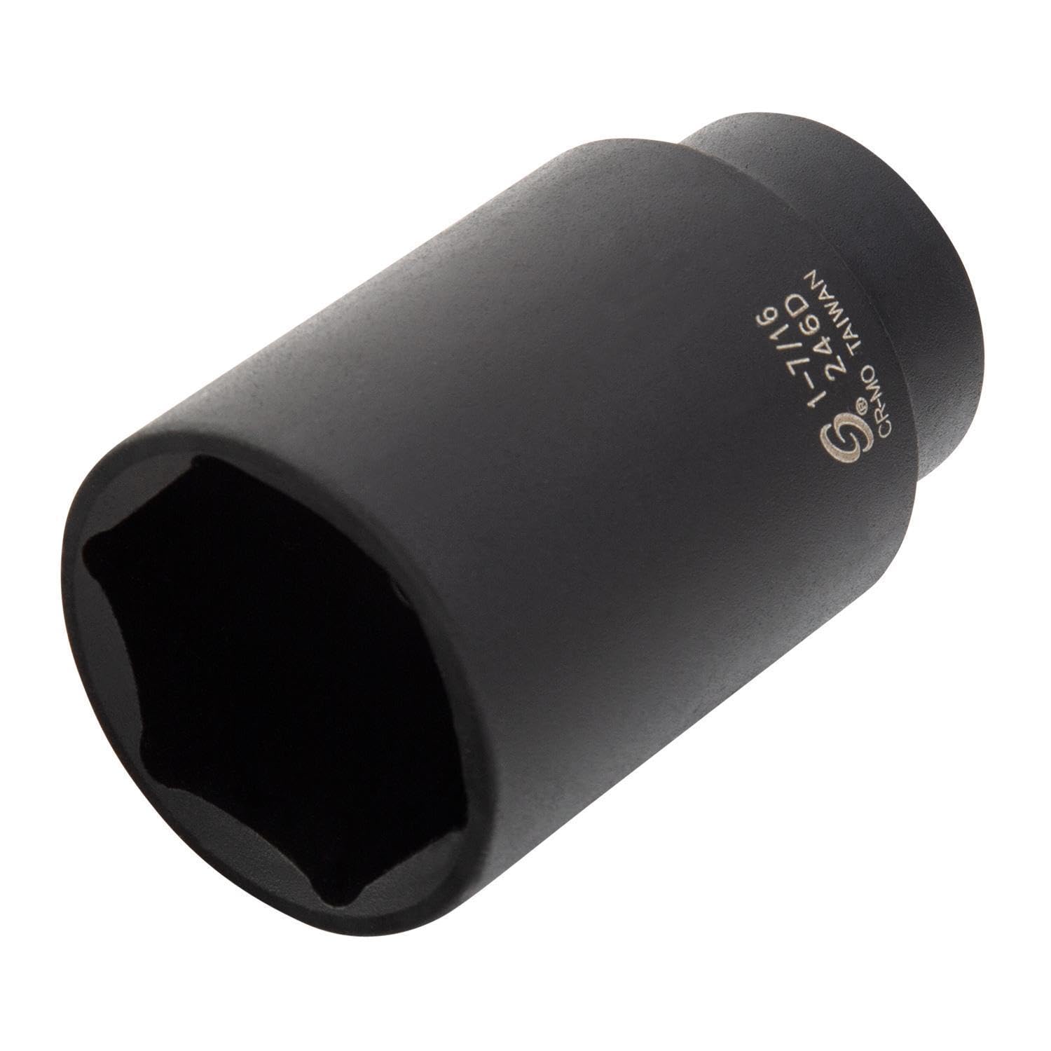 SUNEX TOOLS 246D 1/2-Inch Drive 1-7/16-Inch Deep Impact Socket