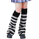 Junely Leg Warmers Kawaii Leg Warmer Cute Legwarmers for Women Japanese Socks Emo Goth Gyaru Accessories