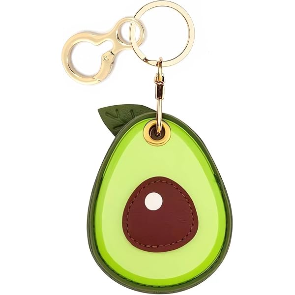 Cute Cartoon Protective Case Holder With Keychain For AirTag, Soft Silicone Cover, Full Scratch Protection For Air Tag
