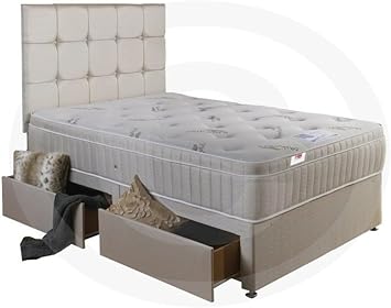 Serenity Divan Bed Centre Bed With 2 Drawers And Headboard