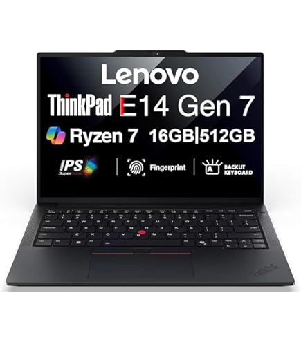 Amazon.com: Lenovo ThinkPad E14 Gen 7 Business AI PC Laptop (14