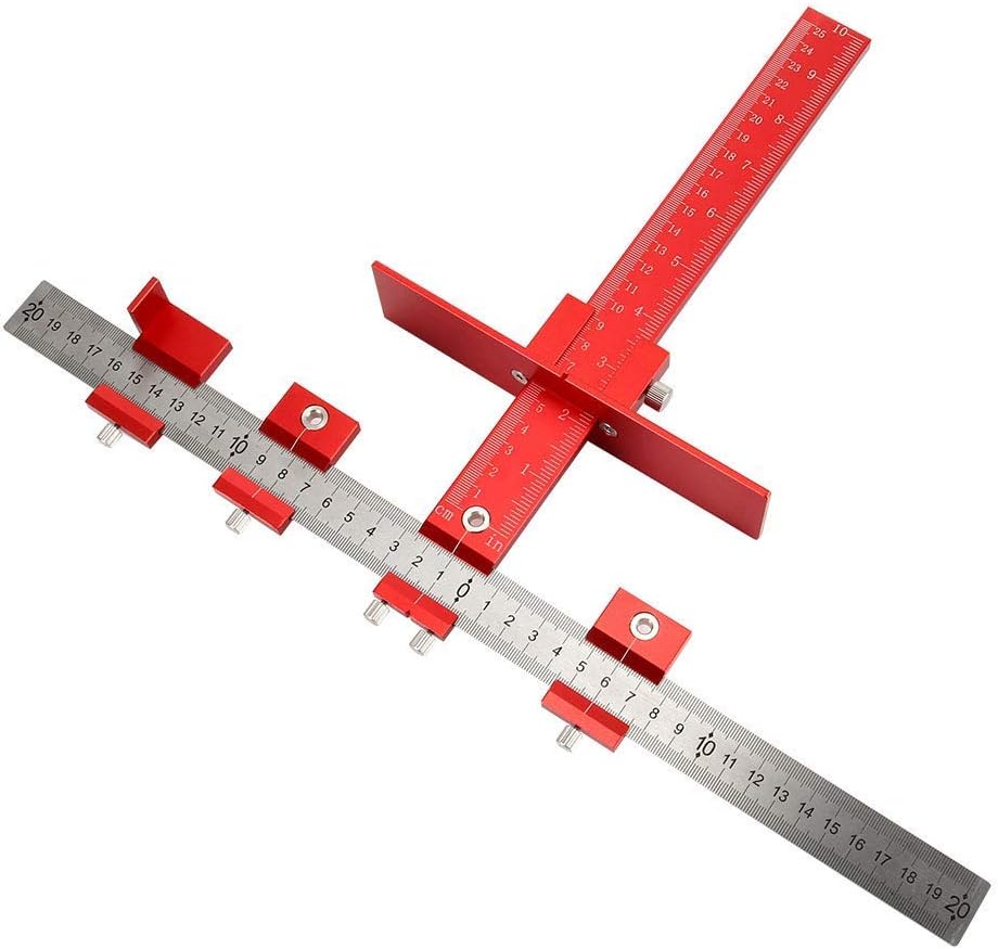 Domeilleur Hole Punch Jig Tool Set Detachable Drill Guide Sleeve Cabinet Drawer Wood Drilling Tools Dowelling
