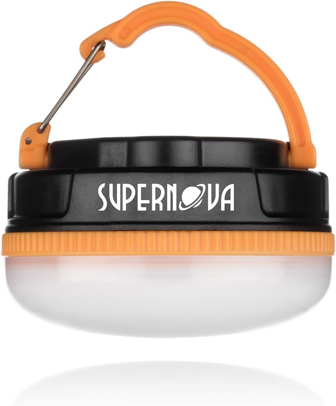 Supernova Halo 180 Extreme Rechargeable LED Camping and Emergency Lantern - The Brightest Most Versatile Tent Light Available - Backpacking - Hiking - Auto - Home - College - Scouting (Cadmium Orange) : Sports & Outdoors