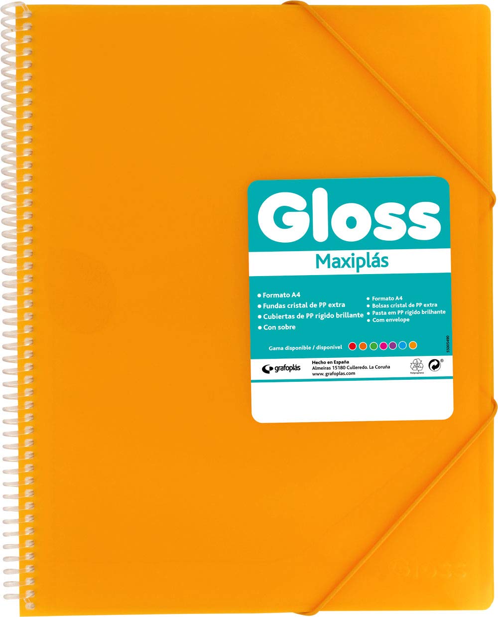 Grafoplás Folders of Covers 50 Fundas Mustard