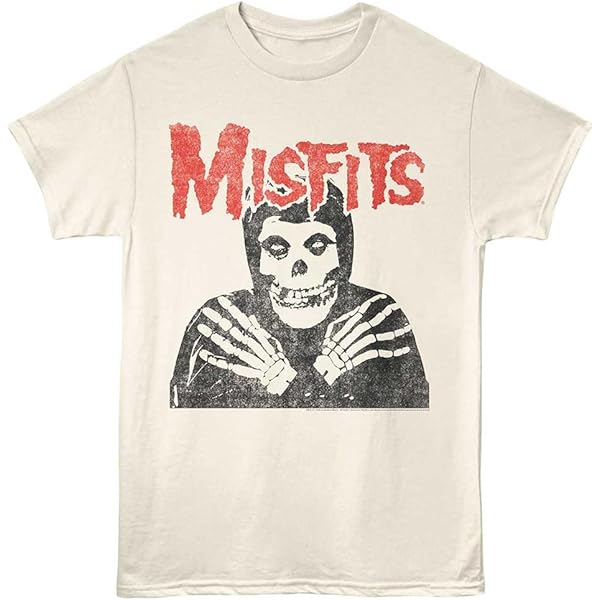 Amazon.com: Misfits Shirt Novelty Skull Crossed Arms for Rock Band