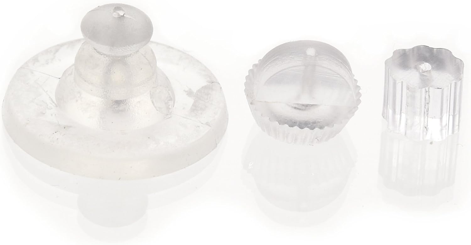 Pewterhooter I0 Pairs Of Soft Comfortable Secure Clear Plastic