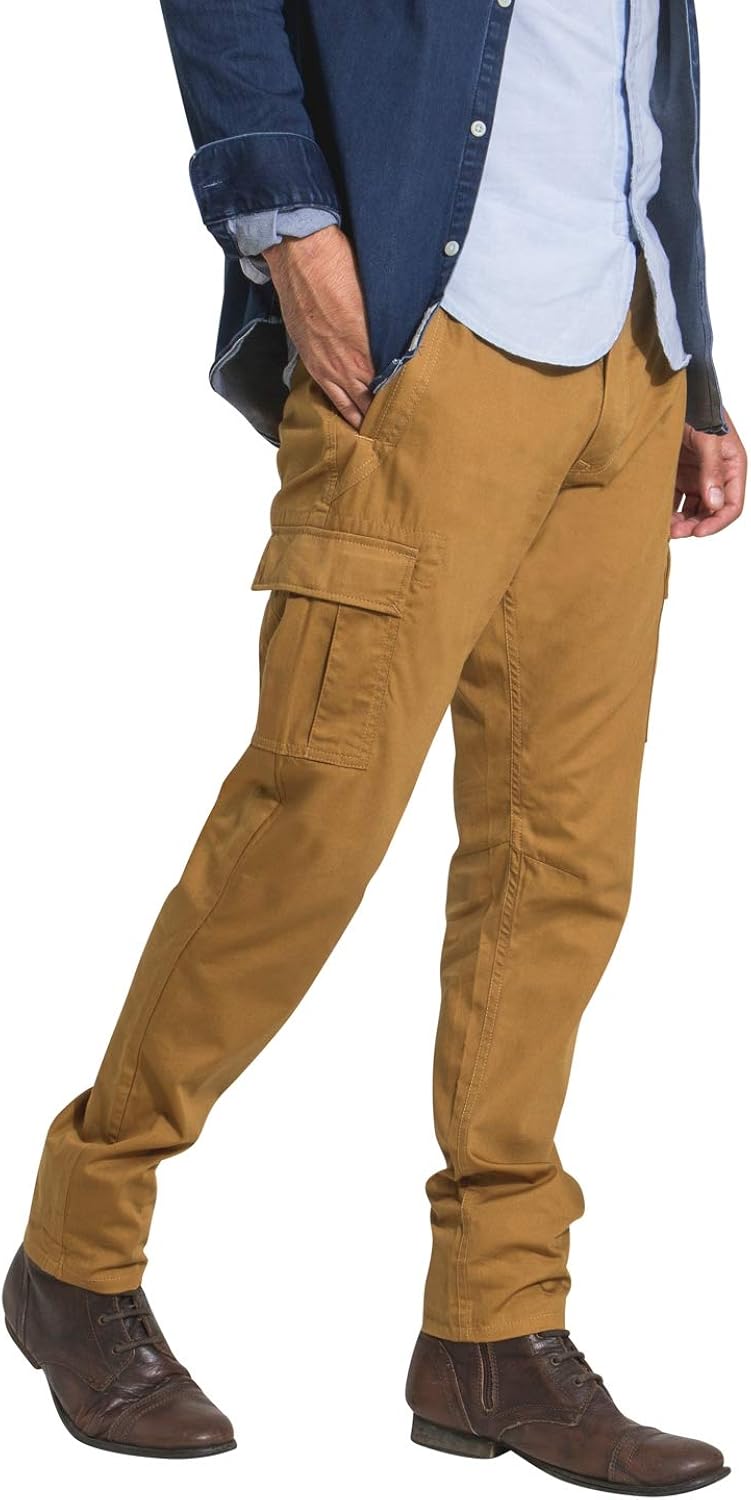 gold cargo pants